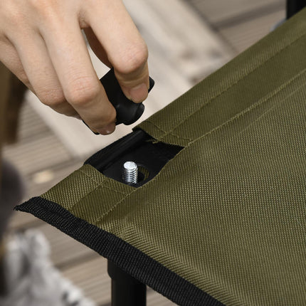 Faltbarer Strandwagen – verstellbar, 4 Räder, abnehmbare Taschen
