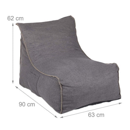 Sitzsack mit Rückenlehne