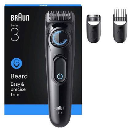 Beard Trimmer with 3 Attachments, 40 Length Settings