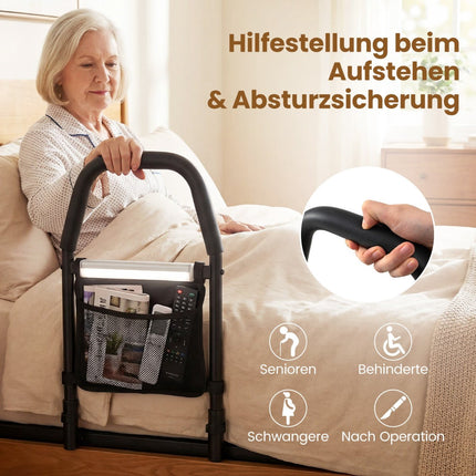 Betthilfegriff mit LED-Licht und Aufbewahrungstasche