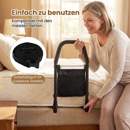 Betthilfegriff mit LED-Licht und Aufbewahrungstasche