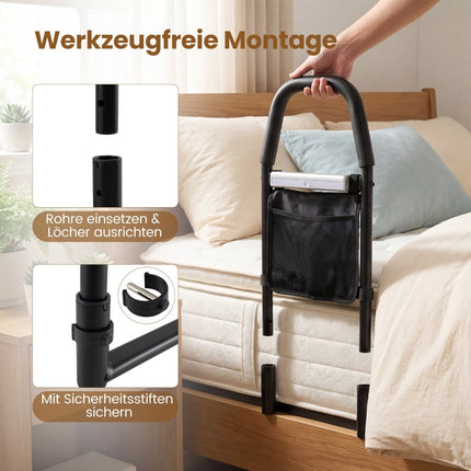 Betthilfegriff mit LED-Licht und Aufbewahrungstasche