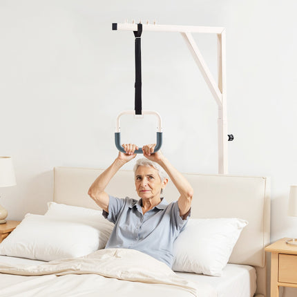 Bed Trapeze Bar, Height Adjustable, 350 lb, Casters