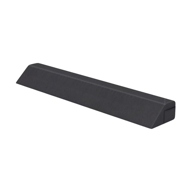 Keilkissen mit Seitentasche – 137 x 25 x 13 cm, Grau