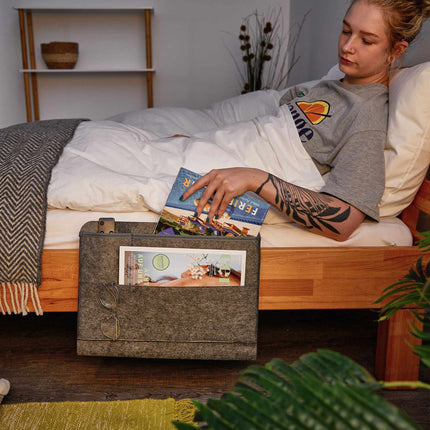 Bed bag with 4 compartments Set of 2