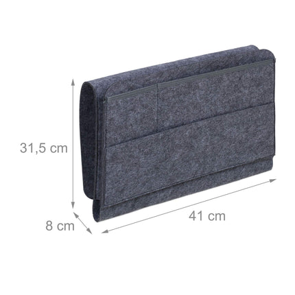 Bed bag with 4 compartments Set of 2