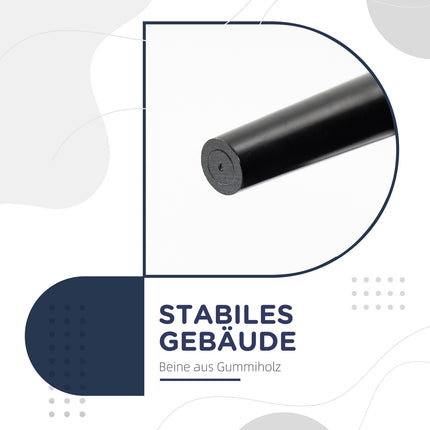 Blaue gepolsterte Bettbank, 130 kg Tragkraft, 102 x 36 x 51 cm