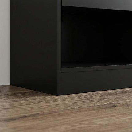 Bedside Table with Drawer, MDF, 41 x 39 x 28 cm