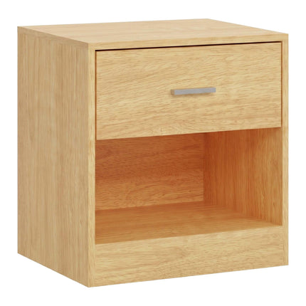 Bedside Table with Drawer, MDF, 41x39x28 cm