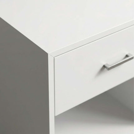Bedside Table with Drawer, MDF, 41x39x28 cm