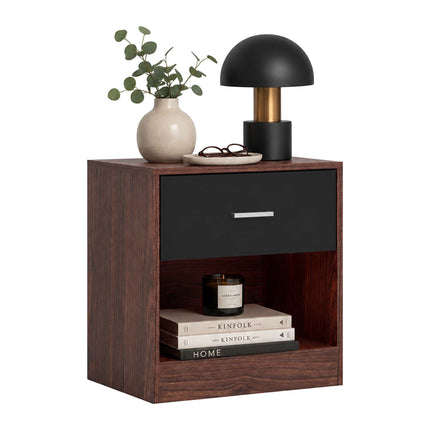 Bedside Table with Drawer, MDF, 41x39x28 cm