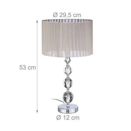 Nachttischlampe Crystal