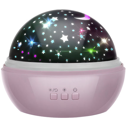 Bedside lamp with a projector - pink LP16859