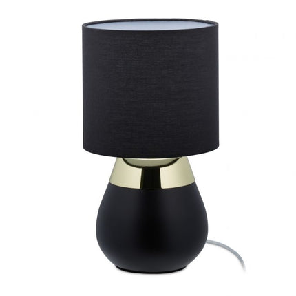 Bedside lamp with touch function black