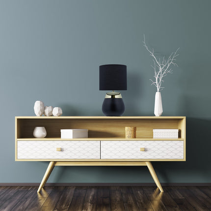 Bedside lamp with touch function black