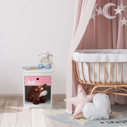 Bedside table for children Swan
