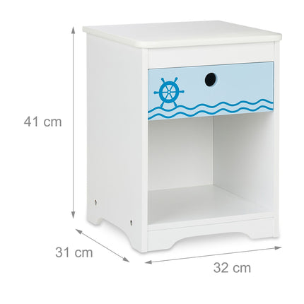 Table de chevet pour enfant avec tiroir