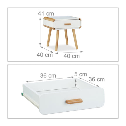 Nachttisch mit Schublade