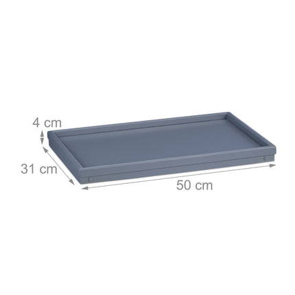 Bed tray bamboo gray