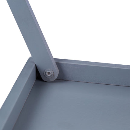 Bed tray bamboo gray