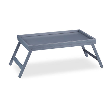 Bed tray bamboo gray