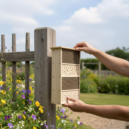 Bienenhotel – Großes Insektenhotel aus Holz