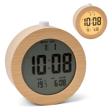 Beechwood Digital Alarm Clock with Snooze Function