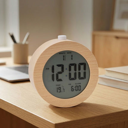 Beechwood Digital Alarm Clock with Snooze Function