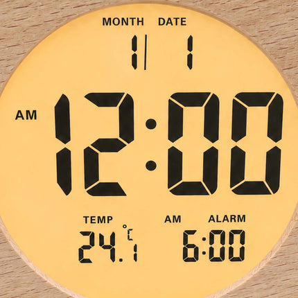 Beechwood Digital Alarm Clock with Snooze Function