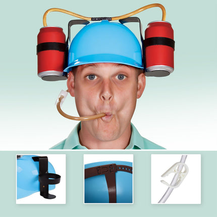 Beer Drinking Hat – Hands-Free Party Accessory