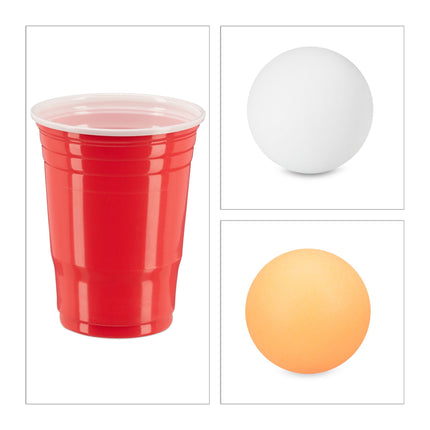 Beer Pong cup with balls