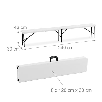 Beer bench set of 2,240 cm