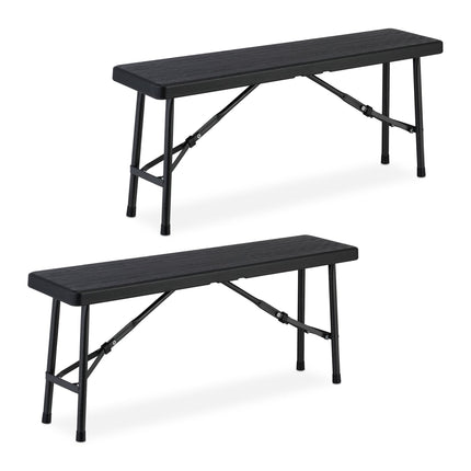 Beer bench set of 2 wooden look