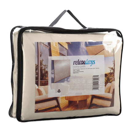 Beige Rectangular Shade Sail – UV Protection Awning