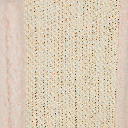 Niche à chat beige avec surface à gratter