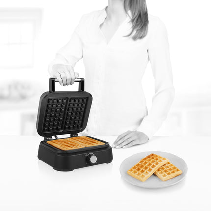 Belgian Waffle Iron DeLuxe Piano Black