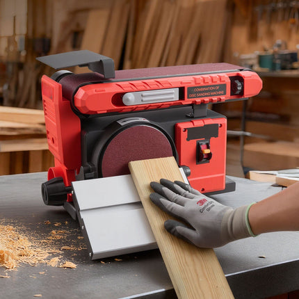 Belt And Disc Sander Combo, 6 In, 4x36, 400W