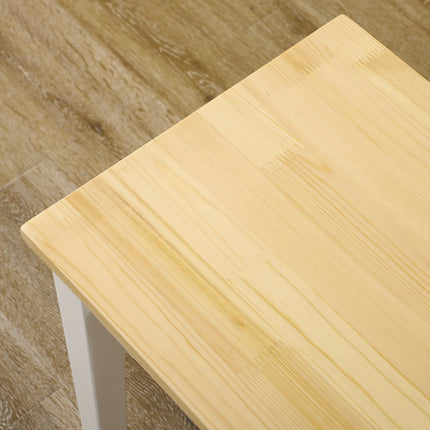 Esstischbank aus Kiefernholz, 2-Sitzer, 220 kg Tragkraft, 102x36x45 cm