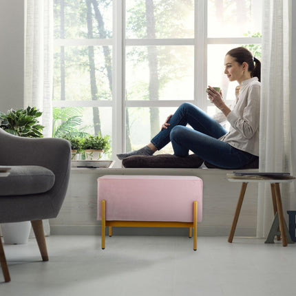Banc en velours