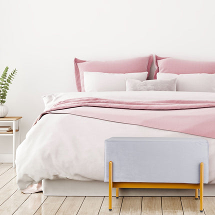 Banc en velours
