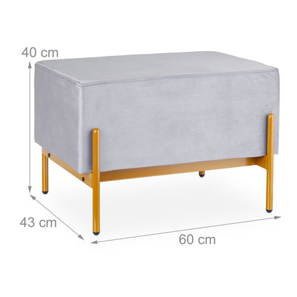Banc en velours