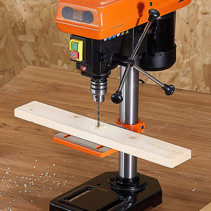 Benchtop Drill Press, 500W Induction Motor, 5-Speed LED Light