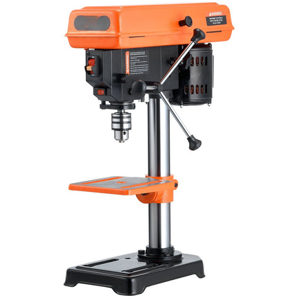 Benchtop Drill Press, 8-Inch 500W 5-Speed, LED Light