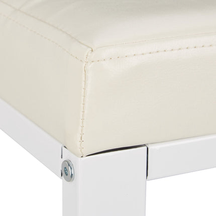 Bench with shoe storage and stool