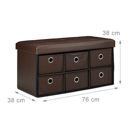 Banc avec rangement
