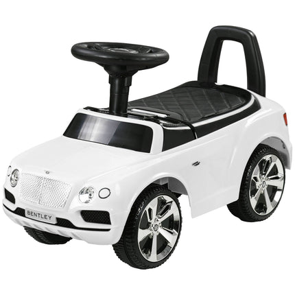 Weißes Rutschauto für Kinder – mit Hupe & Kippschutz, ab 18 Monaten