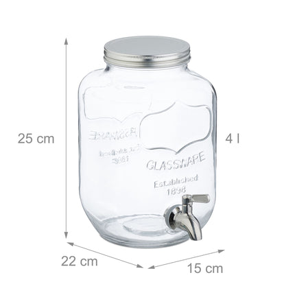 Getränkebehälter 4 L im 2er-Pack