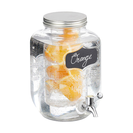 Distributeur de boissons avec insert à fruits 4 L
