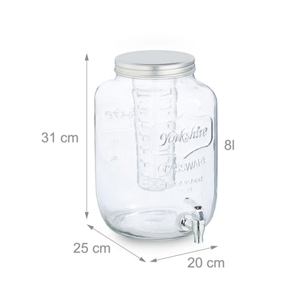 Distributeur de boissons avec insert