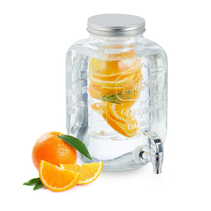 Beverage dispenser with insert